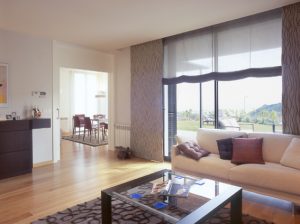 Estores modernos para salon combinados