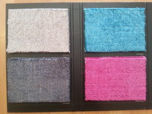 Alfombras colores efecto seda