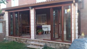 Cerramiento de terraza plegable