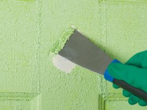 Levantar pintura de gotelé