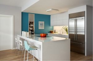 Cocina abierta a salón comedor