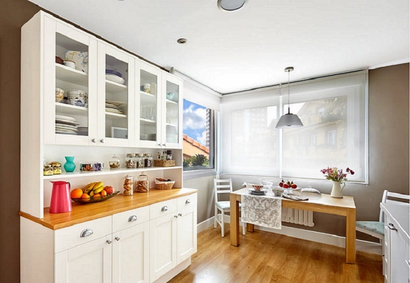 Vestir ventanas de cocina