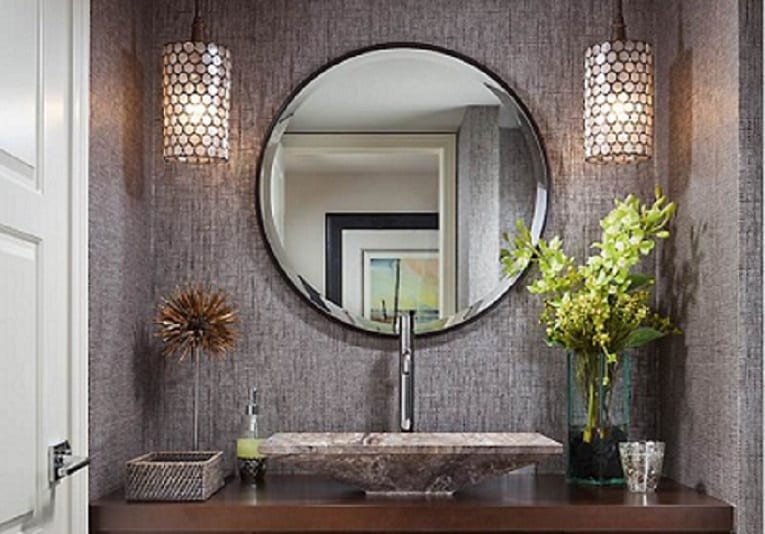 Decorar el baño con papel pintado