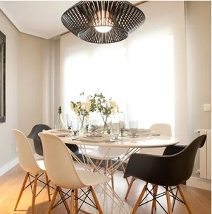 Estores enrollables para comedor