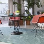 Alfombra comedor efecto seda