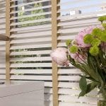 Cortina veneciana madera con cinta