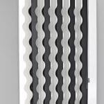 Cortina vertical lama ancha con ondas