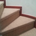 Moqueta sisal en escalera