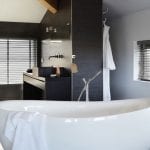 Persianas venecianas madera lama ancha con cinta 2