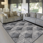 Alfombra de salón Meghan gris Amb