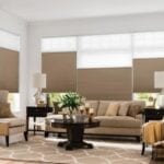 Cortinas duette ventanas oscilobatiuentes salón