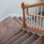 Moqueta sisal en escalera L