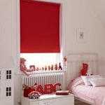 Estor enrollable rojo