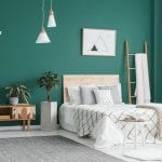 reforma pintura pared verde