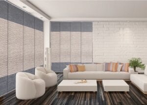 Paneles japoneses para ventanas grandes
