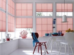 cortinas plisadas en grandes ventanales