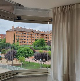 Cortinas para terrazas acristaladas curvas